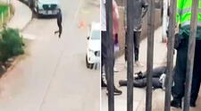 Policía dispara contra delincuente en SMP y le reclama: “Día a día salimos a combatir a lacras como tú”