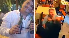 Revelan nuevas imágenes de cómo empezó la pelea de Miguel Ángel Requejo en “El Charrúa”: “Necesito más gin”