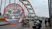 Motociclista se despista en el Puente del Ejército y muere al instante: perdió el control a gran velocidad en Centro de Lima