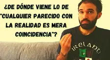 ¿Por qué la frase 'cualquier parecido con la realidad es pura coincidencia' se utiliza en películas?