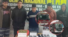 Capturan a presunta banda que extorsionaba a empresas de transporte en San Juan de Lurigancho
