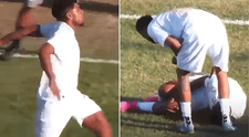 Un futbolista en Brasil sufrió una lesión tras intentar hacer el festejo de Cristiano Ronaldo