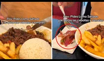 Peruano genera fuerte debate en redes al quitarle cebollas y tomates a su lomo saltado: “Así no es, mano”