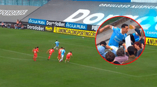 Yoshimar Yotún volvió con golazo para el 5-0 de Sporting Cristal: trepó el alambrado, saltó a la tribuna y celebró con su familia