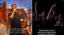 Stefano Meier emocionó a su madre tras interpretar Gorrión, la canción que selló el romance entre Marisol Aguirre y Christian Meier