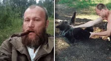 Sergey Grigoriyev, el joven ruso que crio a un oso durante 4 años y terminó siendo devorado por el animal