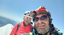 Dos alpinistas se salvaron de morir tras sufrir una noche a 15 grados bajo cero en los Alpes: "Fueron horas terribles"