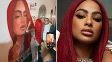 Fans peruanos sorprenden a Yailin con mural y ella fue hasta el Callao para firmarlo: "Perú es clave"