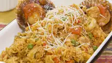 Receta para preparar arroz con mariscos
