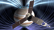 Así se oyen las señales de radio provenientes de Ganímedes, la luna más grande de Júpiter