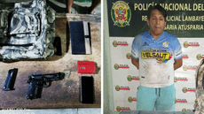 Capturan a falso taxista que asaltaba a pasajeros con pistola de juguete en Chiclayo