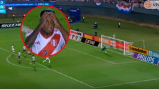 Andy Polo sacó un derechazo y casi marca desde fuera del área el 1-0 de Perú ante Paraguay