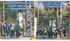 Postulante a San Marcos corre con desesperación para llegar a tiempo, pero vigilante le cierra la puerta