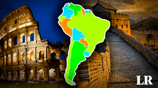 Los únicos países de Sudamérica que cuentan con 2 de las 7 maravillas del mundo moderno