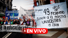 Marcha universitaria HOY 23 de abril, EN VIVO: puntos de concentración de protesta en Buenos Aires