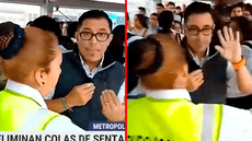 Periodista Adolfo Bolívar es retirado de estación Los Incas del Metropolitano y usuarios lo defienden