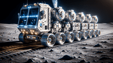 El primer sistema de trenes en la Luna que realizaría la NASA para misiones aeroespaciales en 2032