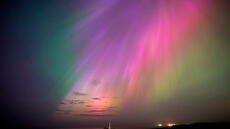 Las increíbles imágenes de las auroras australes en Sudamérica: conoce los países que captaron el evento