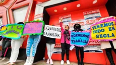Trabajadoras sexuales protestan para reabrir Las Cucardas: "MML ha mentido que no tenemos licencia"
