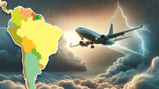 Un vuelo entre 2 países de Sudamérica es el más turbulento del mundo
