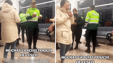 Policías se solidarizan y reparten café a pasajeros varados en aeropuerto del Cusco