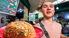 Danés prueba chifa en mercado del Callao y lo describe como el 'McDonald del Perú': "Está en todos lados"