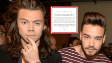 Harry Styles SE PRONUNCIA ante el fallecimiento de Liam Payne: "Te extrañaré siempre, mi amado amigo"