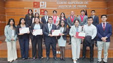 Alumnos de la Universidad de Piura ganan concurso de litigación oral por el 150 Aniversario de la Corte de Piura