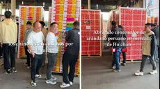 Ciudadanos asiáticos sorprenden al aglomerarse por el arándano peruano en mercado de China