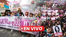 Marcha Nacional contra la violencia hacia la mujer EN VIVO: recorrido y últimas noticias en Lima y regiones