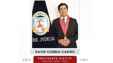 David Correa es elegido como nuevo presidente de la Corte Superior de Justicia de Piura