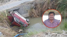 Accidente en Arequipa: exsubprefecto y niña mueren en auto que cayó a acequia tras despistarse