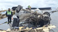 Tragedia en carretera Puno-Arequipa: se registran dos muertos por choque entre camión y tráiler