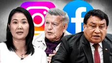 César Acuña, José Luna y Keiko Fujimori gastaron más de 8 millones de soles en publicidad por redes sociales en los últimos cuatro años