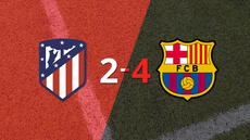 Resumen: Barcelona superó a Atlético de Madrid con dos tantos de Ferran Torres