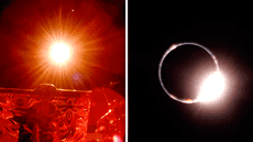 Revelan las primeras imágenes de un eclipse lunar captadas desde la propia Luna gracias al módulo Blue Ghost