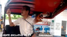 Mototaxista de Loreto coloca una cámara de seguridad a su unidad y le dicen: “Chofer precavido vale por 2”