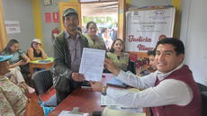 Pobladores de Curilcas acceden a servicios judiciales gracias a jornada itinerante