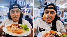 Boliviano visita mercado para probar ceviche peruano y lo compara con el de Bolivia