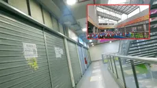 Este enorme centro comercial tiene 8 pisos, patio de comidas, pero casi nadie lo visita