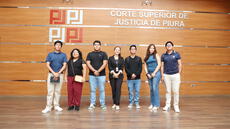 Estudiantes de Derecho visitan la Corte de Piura y aprenden sobre el Código Procesal Penal