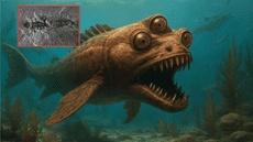 El increíble hallazgo del monstruo marino prehistórico con tres ojos y afilados dientes: vivió hace 506 millones de años
