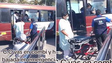 Chofer de bus llevó hasta la puerta de hospital a mujer que sufría una emergencia, pese a que tenía pasajeros: "Eso se llama empatía"
