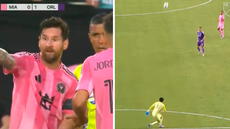 Pedro Gallese se 'avivó' mientras Lionel Messi reclamaba al árbitro y brindó una genial asistencia para la goleada de Orlando City