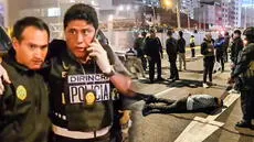 Balacera en Vía Expresa: preciso momento del enfrentamiento que dejó policías heridos