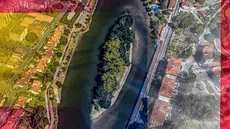 La única isla que le pertenece a un país distinto cada 6 meses y es el condominio más pequeño del mundo con menos de 7.000 metros cuadrados