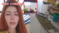 Milena Zárate rompe en llanto al ver los daños en su casa tras potente sismo