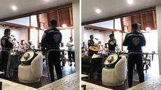 Mariachis desafían el sismo en Lima y se quedan dentro de casa en pleno show: "Los músicos del Titanic"