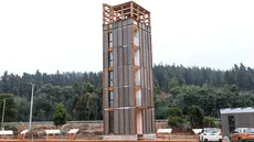 Chile tiene el edificio de madera más grande de América Latina con cerca de 20 metros de altura y seis pisos