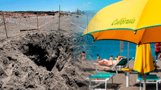 Joven de 17 años muere tras ser 'tragado' por la arena mientras disfrutaba de la playa en Italia